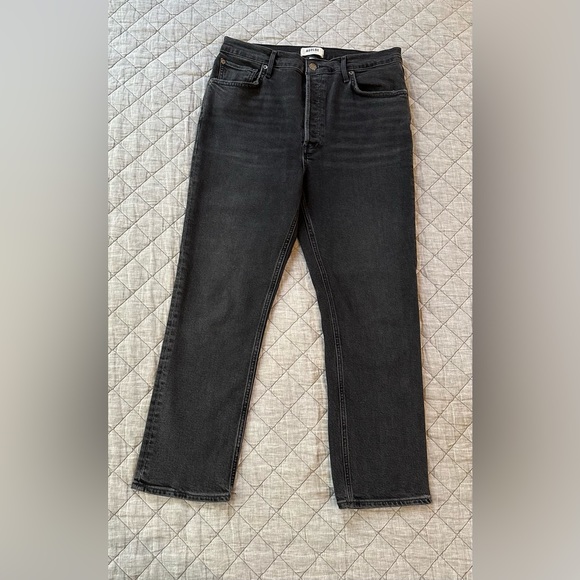 Agolde Riley crop jeans in Panoramic, size 31. - Picture 5 of 9